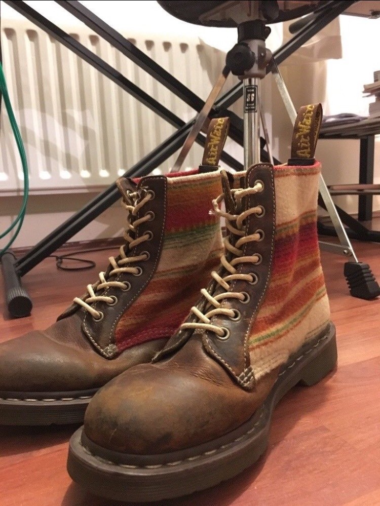 dr martens x pendleton